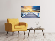 Lade das Bild in den Galerie-Viewer, Leinwandbild Die Brücke ins Meer
