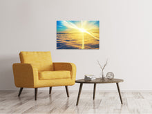 Lade das Bild in den Galerie-Viewer, Leinwandbild Sonnenuntergang über den Wolken
