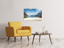 Lade das Bild in den Galerie-Viewer, Leinwandbild Der idyllische Bergsee
