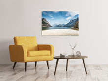 Lade das Bild in den Galerie-Viewer, Leinwandbild Der idyllische Bergsee

