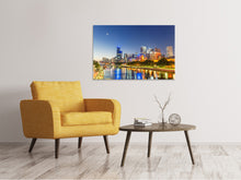 Lade das Bild in den Galerie-Viewer, Leinwandbild Skyline Sydney in der Abenddämmerung
