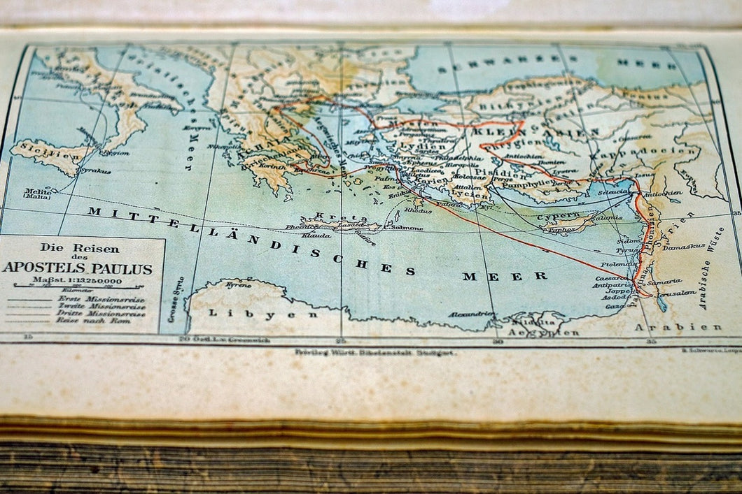 Fototapete Antike Landkarte