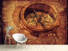 Lade das Bild in den Galerie-Viewer, Fototapete Antiker Kompass XL
