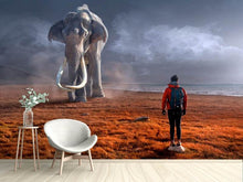 Lade das Bild in den Galerie-Viewer, Fototapete Fantasie Mammute
