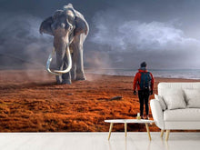 Lade das Bild in den Galerie-Viewer, Fototapete Fantasie Mammute
