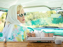 Lade das Bild in den Galerie-Viewer, Fototapete Retro Lady
