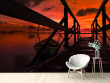 Lade das Bild in den Galerie-Viewer, Fototapete Wunderschöne Abendstimmung am Meer
