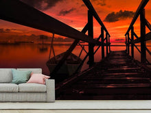 Lade das Bild in den Galerie-Viewer, Fototapete Wunderschöne Abendstimmung am Meer
