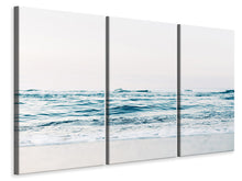 Lade das Bild in den Galerie-Viewer, Leinwandbild 3-teilig Alleine am Strand
