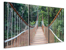 Lade das Bild in den Galerie-Viewer, Leinwandbild 3-teilig Brücke für Mutige
