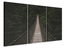 Lade das Bild in den Galerie-Viewer, Leinwandbild 3-teilig Spannende Brücke
