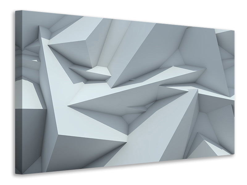 Leinwandbild 3D-Kristallo