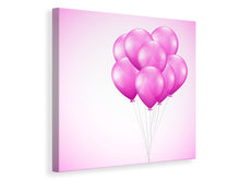 Lade das Bild in den Galerie-Viewer, Leinwandbild Rosarote Luftballons
