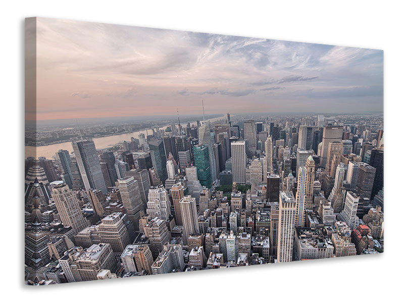 Leinwandbild Skyline Blick über Manhattan