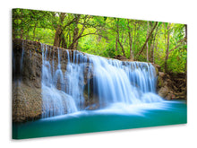 Lade das Bild in den Galerie-Viewer, Leinwandbild Wasserfall Si Nakharin
