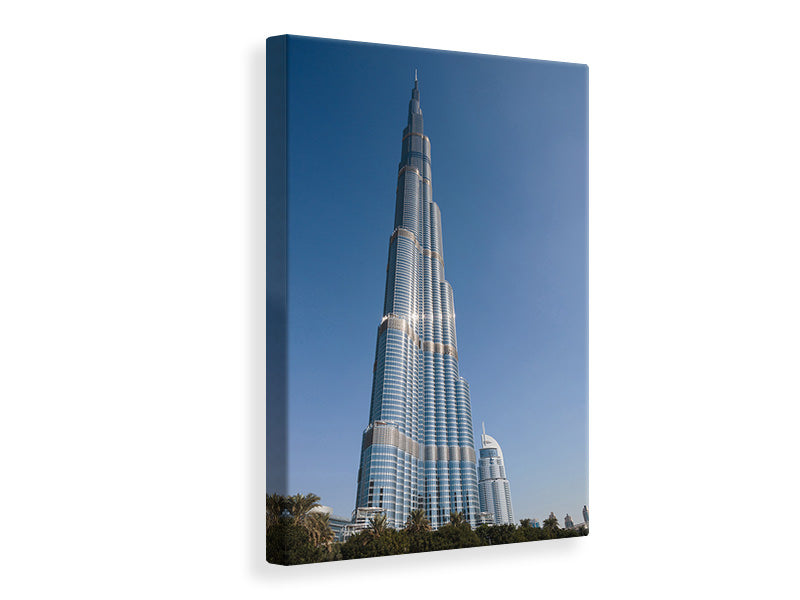 Leinwandbild Wolkenkratzer Dubai