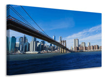 Lade das Bild in den Galerie-Viewer, Leinwandbild Brooklyn Brücke bei Sonnenschein
