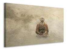Lade das Bild in den Galerie-Viewer, Leinwandbild Buddha im nebulösen Licht
