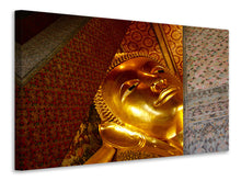Lade das Bild in den Galerie-Viewer, Leinwandbild Close up Buddha 
