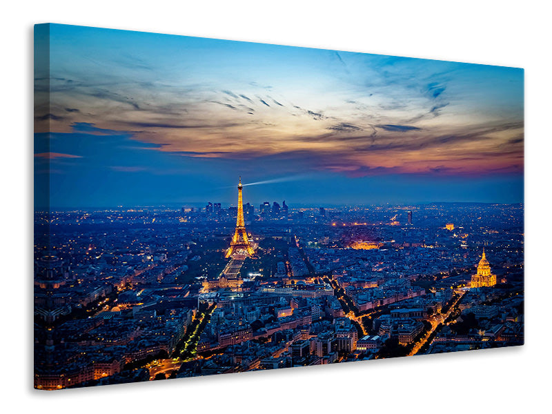 Leinwandbild Der Eiffelturm in Frankreich