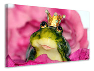 Leinwandbild Der Froschkönig