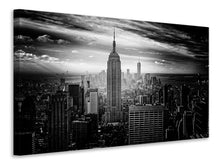 Lade das Bild in den Galerie-Viewer, Leinwandbild Empire State Building sw
