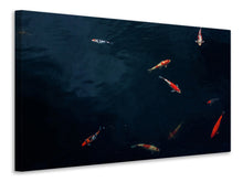 Lade das Bild in den Galerie-Viewer, Leinwandbild Fische im Teich
