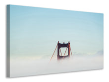 Lade das Bild in den Galerie-Viewer, Leinwandbild Golden Gate im Nebel
