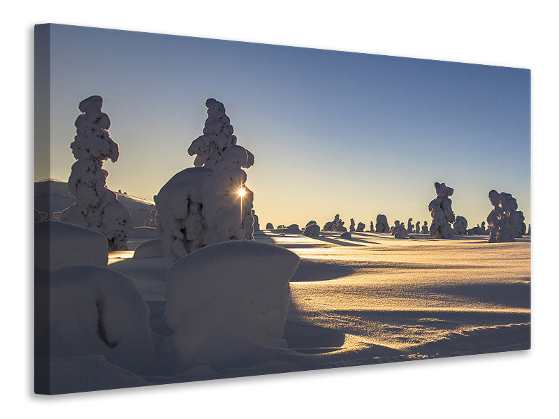 Leinwandbild In Lappland