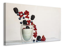 Lade das Bild in den Galerie-Viewer, Leinwandbild Joghurt mit Beeren
