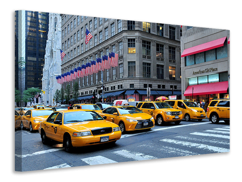 Leinwandbild Manhattan - Taxi bitte