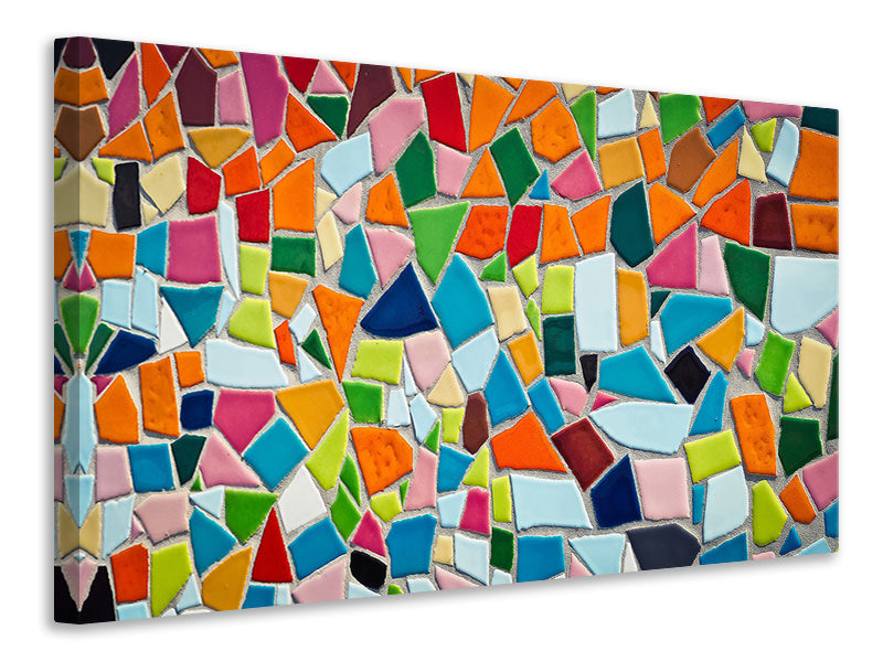 Leinwandbild Mosaik Steine