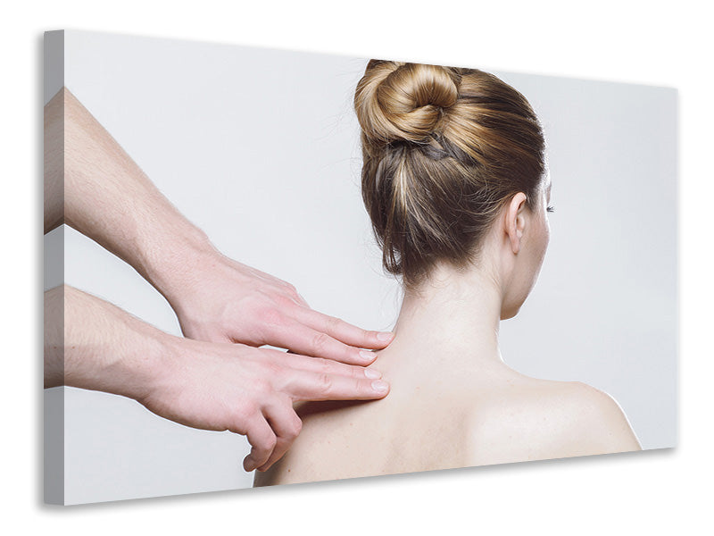 Leinwandbild Nacken Massage
