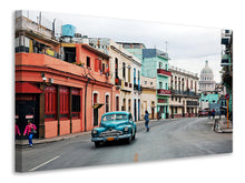 Lade das Bild in den Galerie-Viewer, Leinwandbild Oldtimer Kuba
