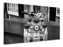 Lade das Bild in den Galerie-Viewer, Leinwandbild Retro Motorroller
