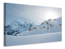 Lade das Bild in den Galerie-Viewer, Leinwandbild Schnee in den Bergen
