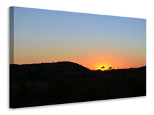 Lade das Bild in den Galerie-Viewer, Leinwandbild Sonnenuntergang in Afrika
