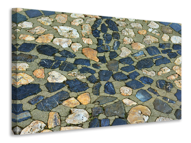 Leinwandbild Stein Mosaik