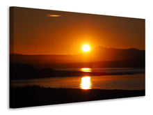 Lade das Bild in den Galerie-Viewer, Leinwandbild Traumhafter Sonnenuntergang am Strand
