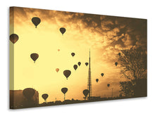 Lade das Bild in den Galerie-Viewer, Leinwandbild Viele Heißluftballone
