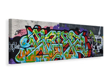 Lade das Bild in den Galerie-Viewer, Leinwandbild Panorama Graffiti in New York
