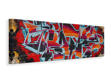 Lade das Bild in den Galerie-Viewer, Leinwandbild Panorama New York Graffiti
