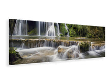 Lade das Bild in den Galerie-Viewer, Leinwandbild Panorama Achtung Wasserfälle
