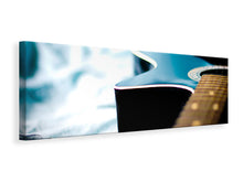 Lade das Bild in den Galerie-Viewer, Leinwandbild Panorama Close up Gitarre
