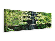 Lade das Bild in den Galerie-Viewer, Leinwandbild Panorama Design Wasserfall
