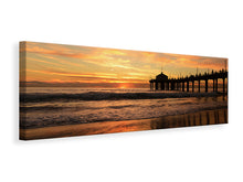 Lade das Bild in den Galerie-Viewer, Leinwandbild Panorama Ein Platz am Strand zum Träumen
