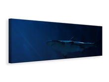 Lade das Bild in den Galerie-Viewer, Leinwandbild Panorama Gefährlicher Hai
